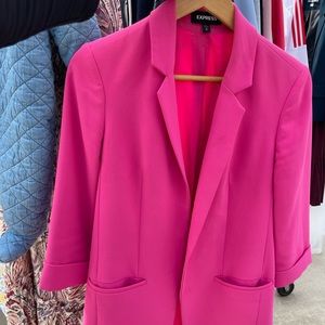 🥰 Express fancy hot pink jacket blazer